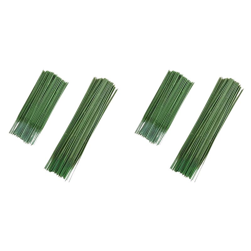 Wire Stem Florist - ABJN-Floristen-Draht, 400 Stück Kunststoff-Blumenstiele, Künstliche Blumenstäbe,