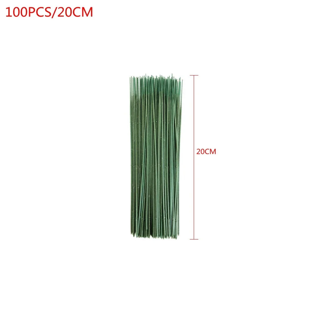 100PCS Künstliche Topf Stamm K – Wire Stem Florist Bewertung und Preis