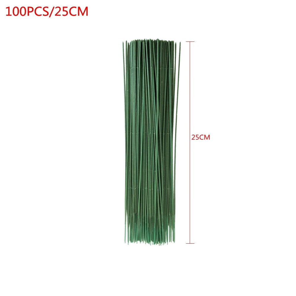 100PCS Künstliche Topf Stamm K – Wire Stem Florist Bewertung und Preis