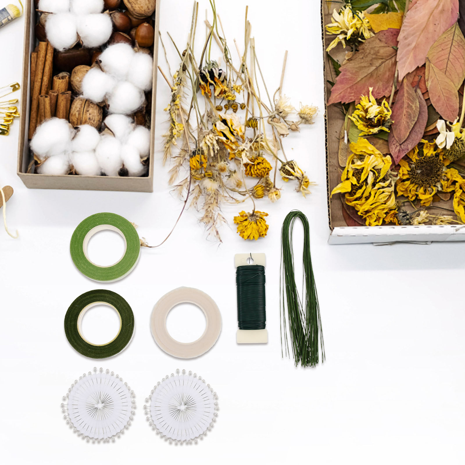 1 Set Blumenarrangement-Set mi – Wire Stem Florist Bewertung und Preis