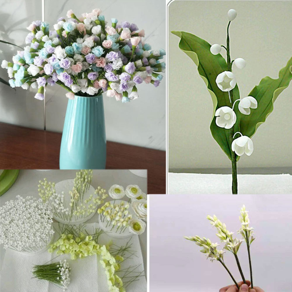 50 Stück/Los 26 #   0,45 mm Bl – Wire Stem Florist Bewertung und Preis
