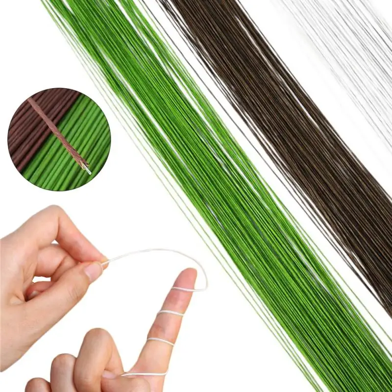 22/20 Gauge hellgrüne Blumendr – Wire Stem Florist Bewertung und Preis