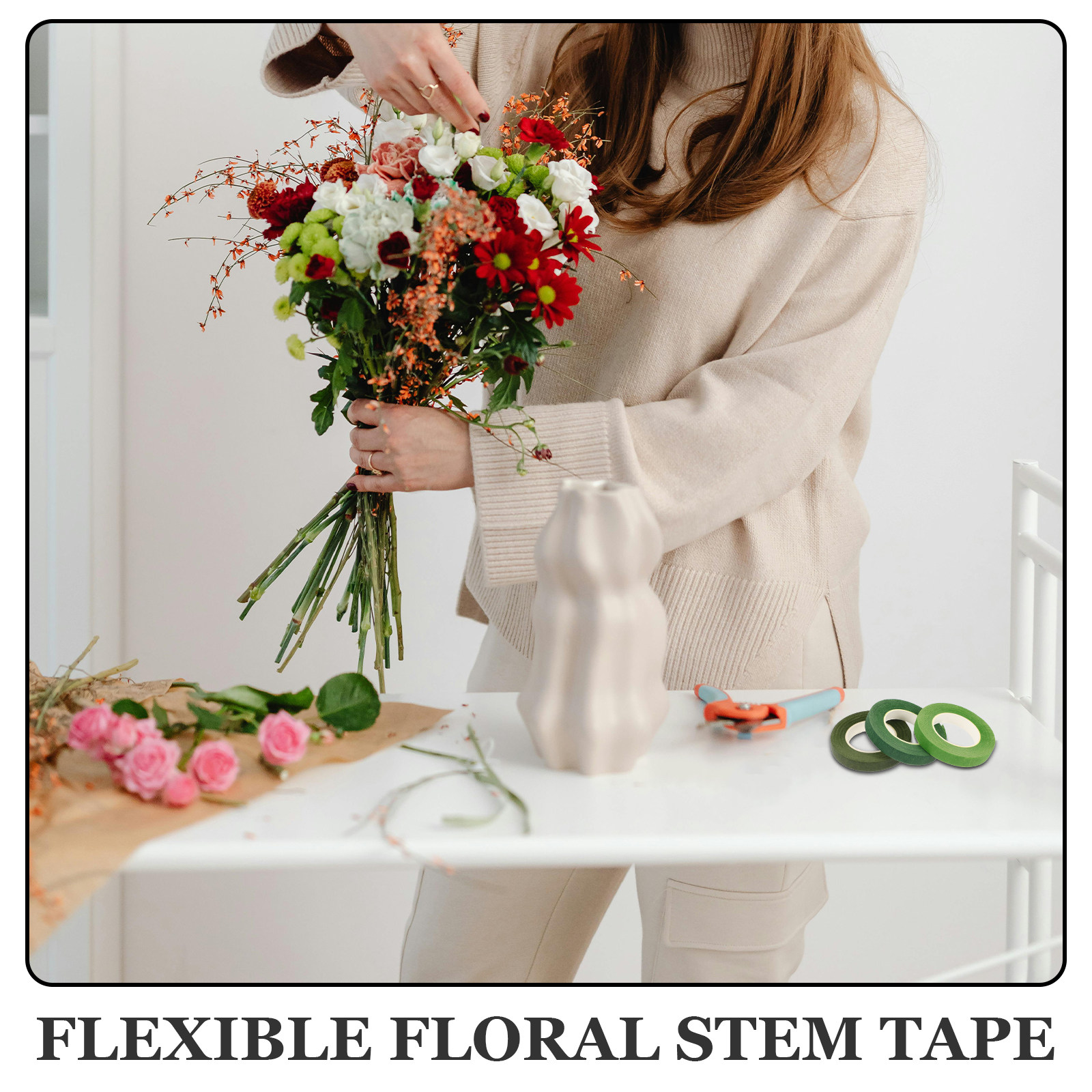 1 Set Blumenstiel-Klebeband un – Wire Stem Florist Bewertung und Preis