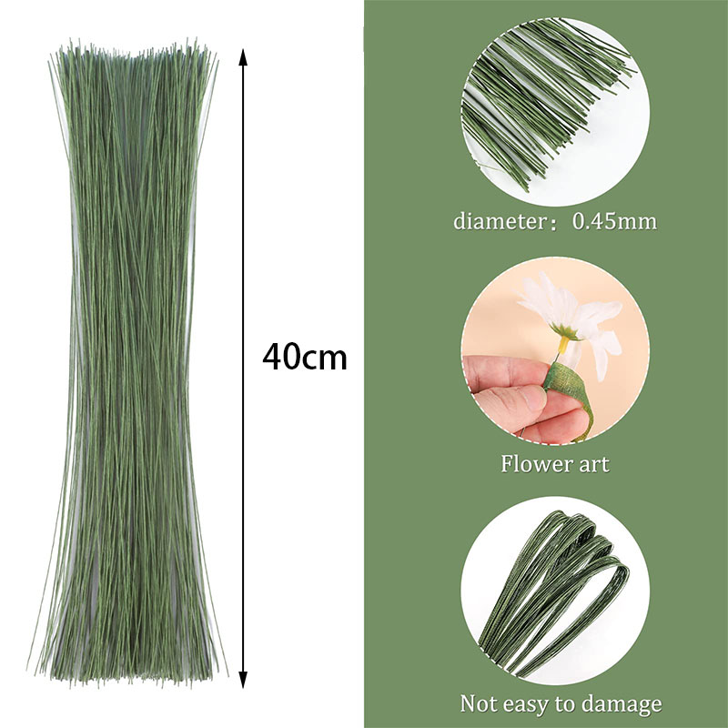 100 Stück Blumendraht, hochwer – Wire Stem Florist Bewertung und Preis